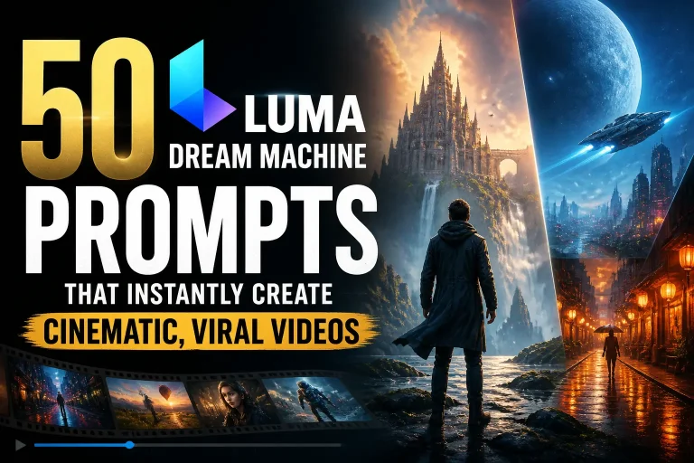 Luma Dream Machine Prompts